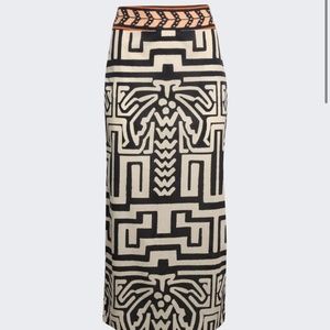 Johanna Ortiz Skirt: Mozambique Ankle Skirt Kuna Black